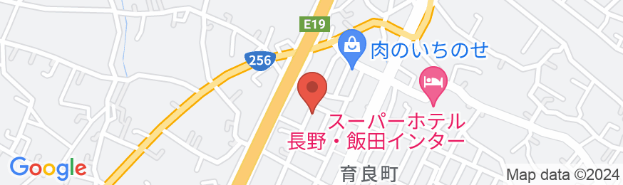 ビジネスホテル エルボン飯田の地図