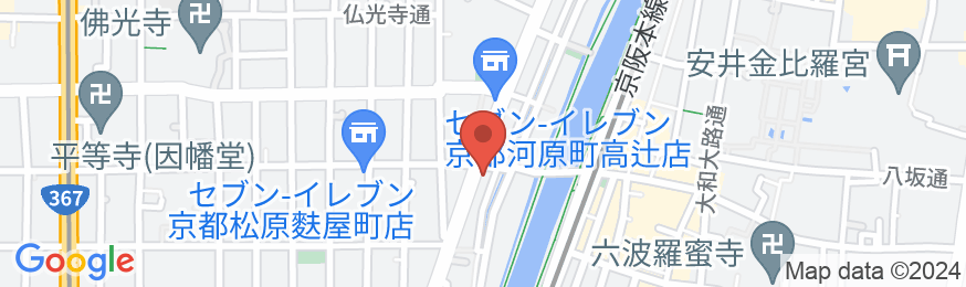 SH by the square hotel京都木屋町(旧 ホテル京都木屋町)の地図