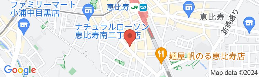 恵比寿ホリックホテルの地図