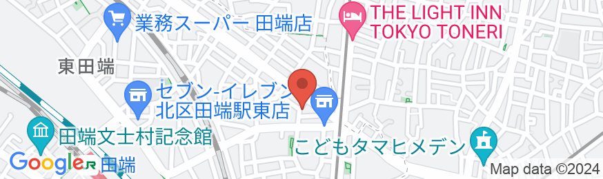 田端王子ホテルの地図