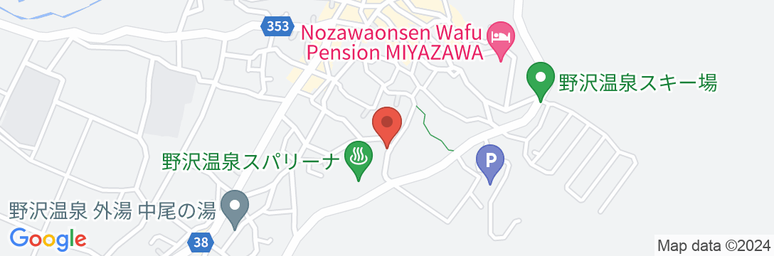 野沢温泉 カイヤノザワの地図