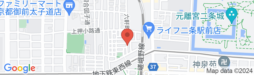 京蔵 別邸二条の地図