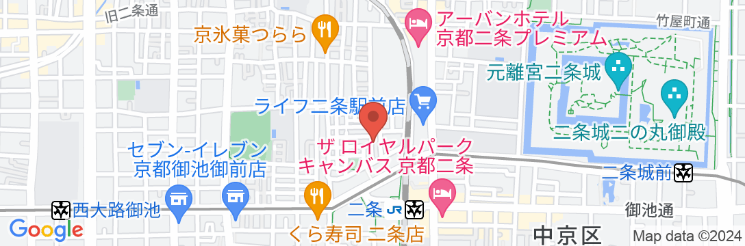 京蔵 別邸二条の地図