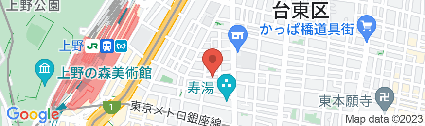 MIMARU東京 上野稲荷町の地図