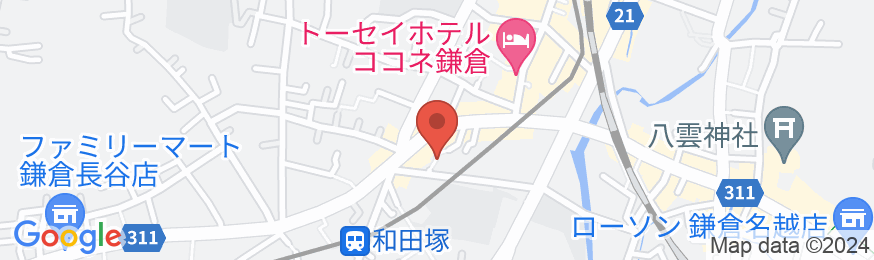 ゲストハウス彩(イロドリ)鎌倉の地図