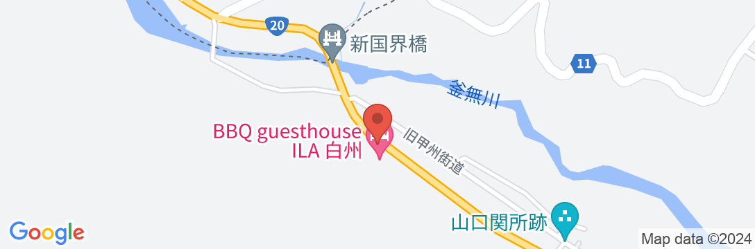 ILA Hakushu Guesthouseの地図