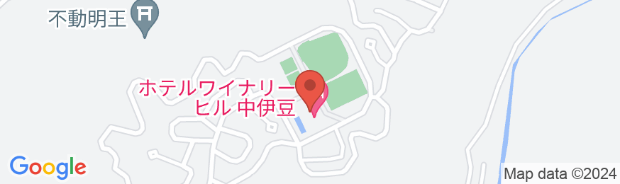中伊豆温泉 ホテルワイナリーヒルの地図