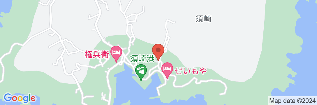 下田温泉 温泉民宿 浜屋の地図