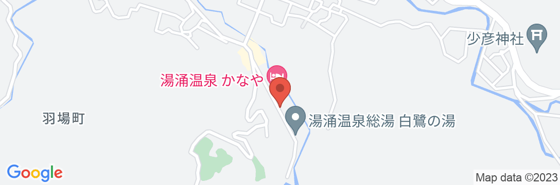 金沢湯涌温泉 古香里庵の地図