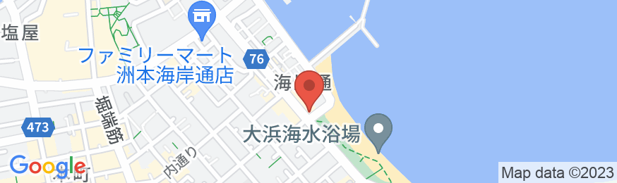 淡路島洲本温泉 海月舘の地図