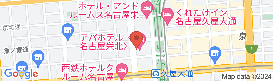 アパホテル〈名古屋栄北〉の地図
