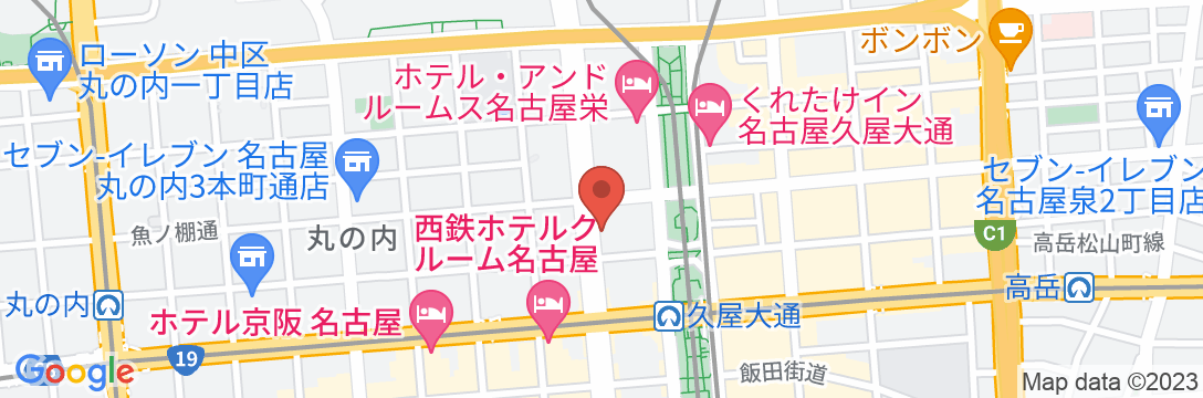 アパホテル〈名古屋栄北〉の地図