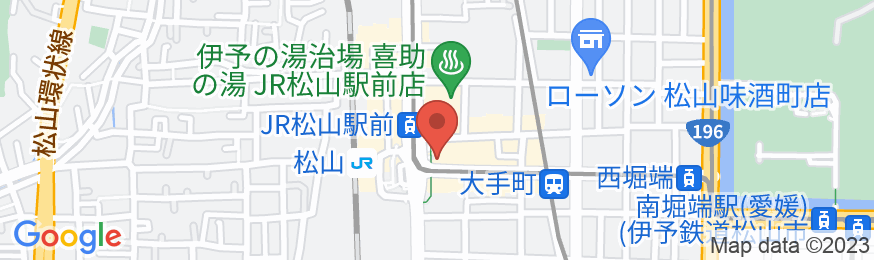 ビジネスホテルあかやね(松山駅前店)の地図