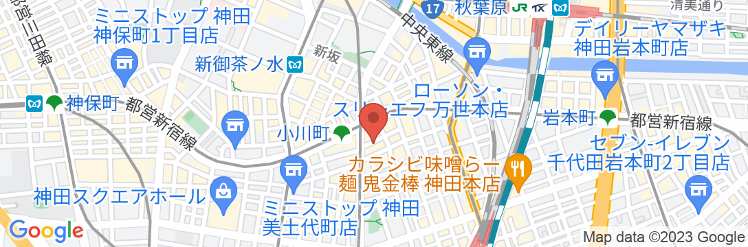 ベルケンホテル・神田の地図