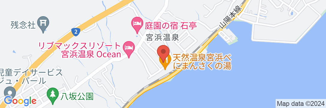 宮島 離れの宿 IBUKU 本館の地図
