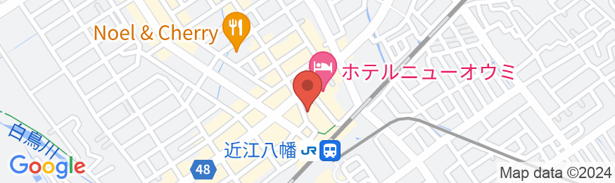 ABホテル近江八幡の地図