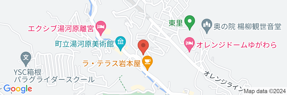 湯河原温泉 元湯旅館 光陽館の地図