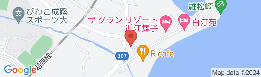 ジェイホッパーズ琵琶湖ゲストハウスの地図
