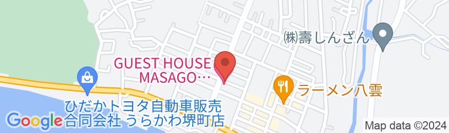GUEST HOUSE MASAGOの地図