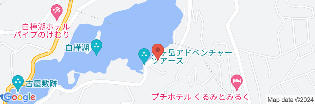 ホテル白樺湖榮園の地図