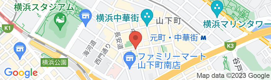 global cabin横浜中華街(ドーミーインチェーン)の地図