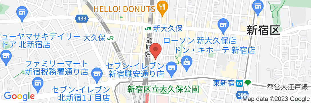 The GLOBAL HOTEL TOKYOの地図