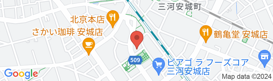 ホテルリブマックス三河安城駅前の地図