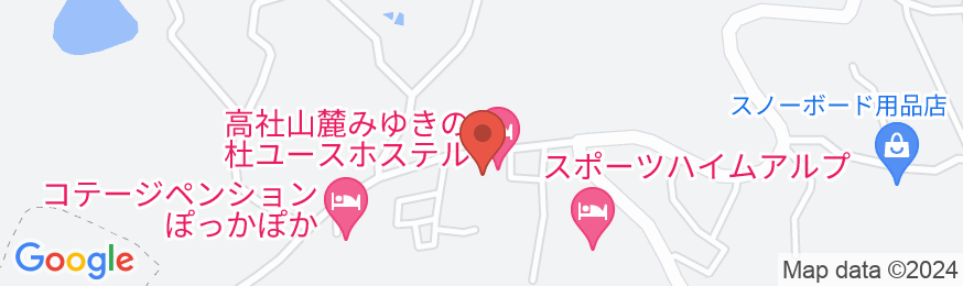 貸別荘ディスカバリーキャビン 木島平の地図