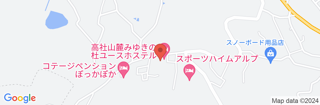 貸別荘ディスカバリーキャビン 木島平の地図