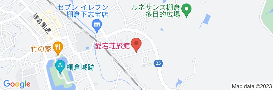 愛宕荘旅館の地図