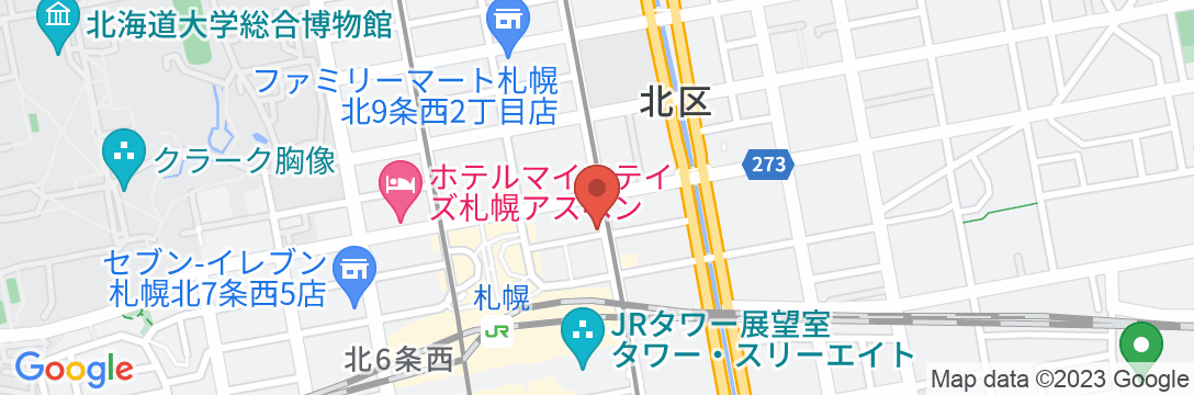 JR東日本ホテルメッツ札幌の地図
