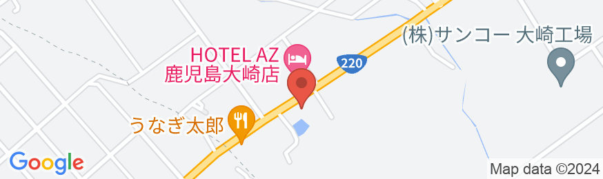ホテル オオサキの地図