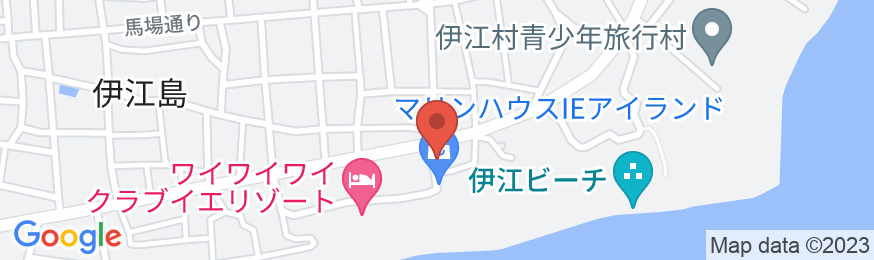 グリーンビーチ伊江島<伊江島>の地図