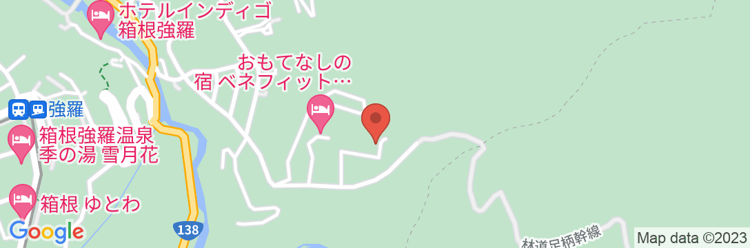 サンダンス・リゾート箱根宮城野の地図
