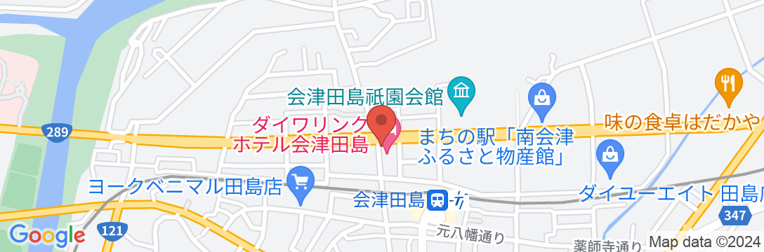 ダイワリンクホテル会津田島の地図