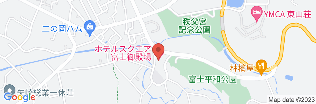 ホテルスクエア富士御殿場の地図