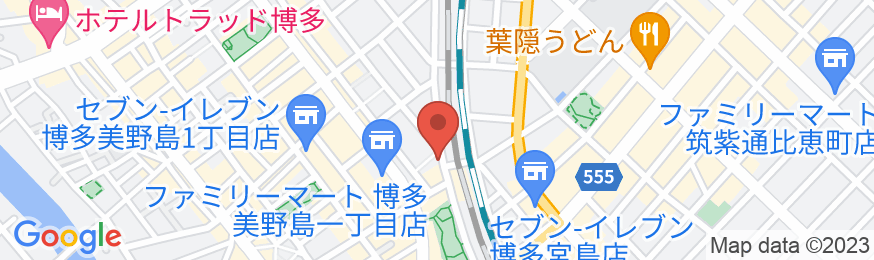 トリップベース博多駅前の地図