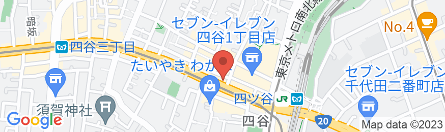 ホテル京阪 東京四谷の地図