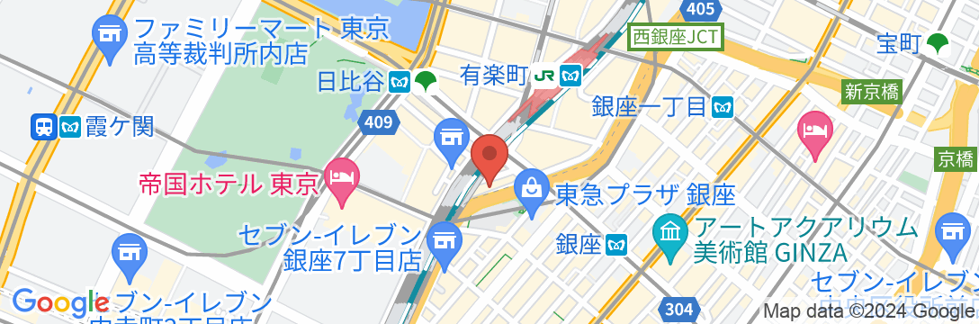 THE GATE HOTEL(ザ・ゲートホテル) 東京 by HULICの地図