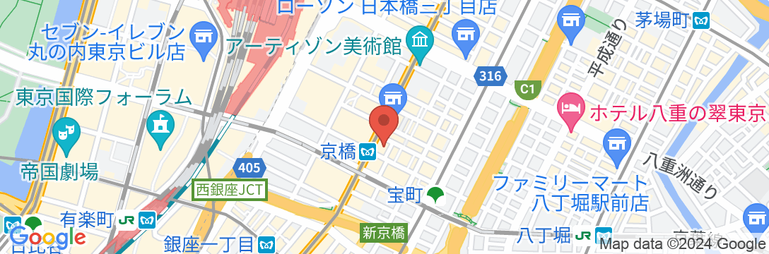 レム東京京橋の地図