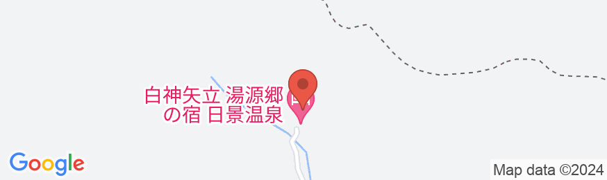白神矢立 湯源郷の宿 日景温泉の地図