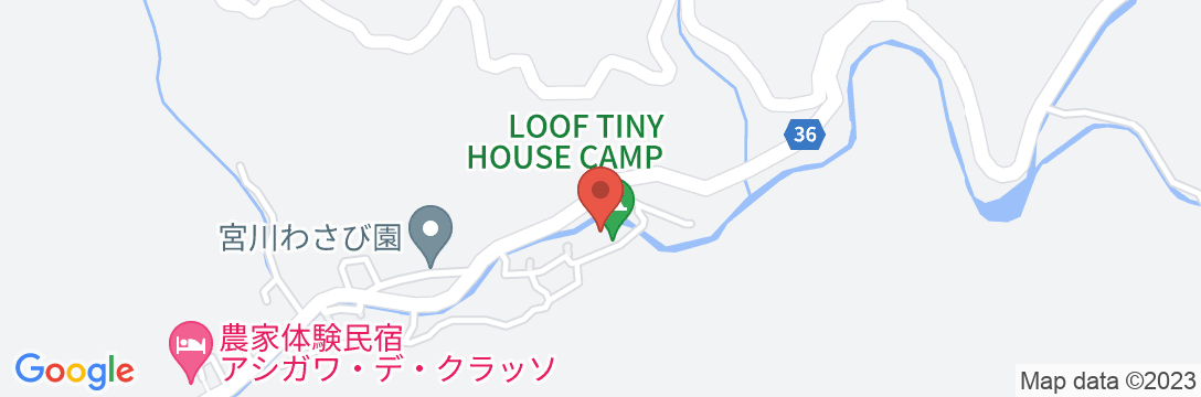 LOOF TINY HOUSE CAMPの地図