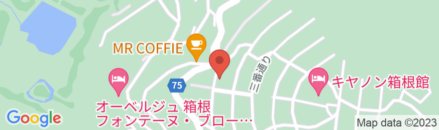長寿湯 箱根荘の地図