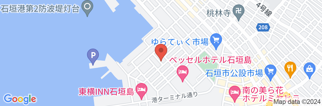 Mr.KINJO GOLDEN CATS<石垣島>の地図
