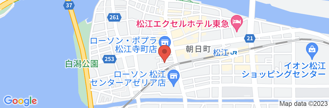 旅の宿 松江ゲストハウスの地図
