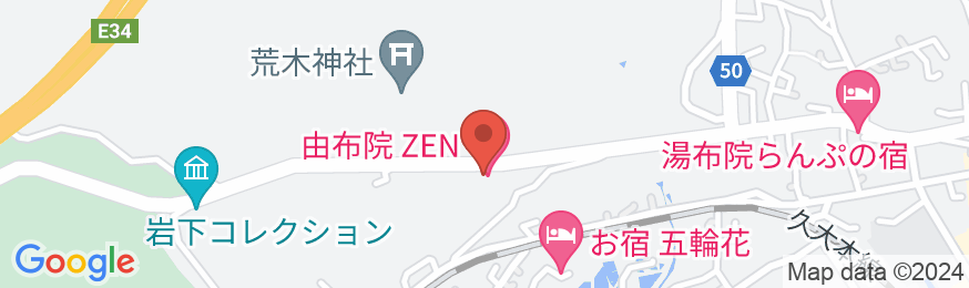 由布院 ZENの地図