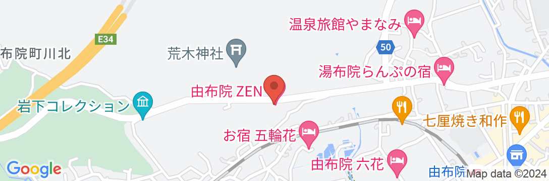 由布院 ZENの地図
