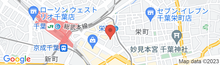 ベッセルイン千葉駅前|サウナ付大浴場(千葉・京成千葉・幕張)の地図