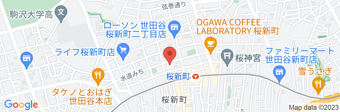 COZY INN Tokyo Sakura Townの地図