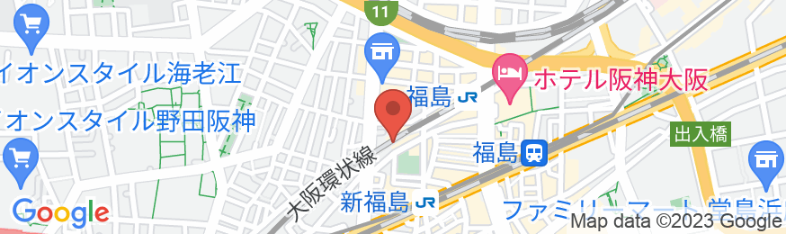 ホテル阪神アネックス大阪の地図